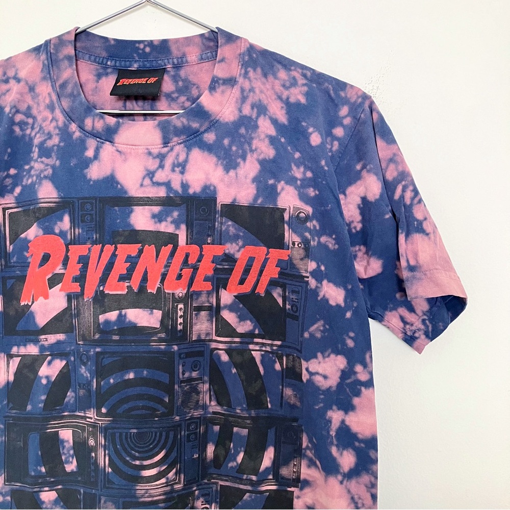 Revenge Of • Comics & Pinball Graphic Tee in Tie Dye